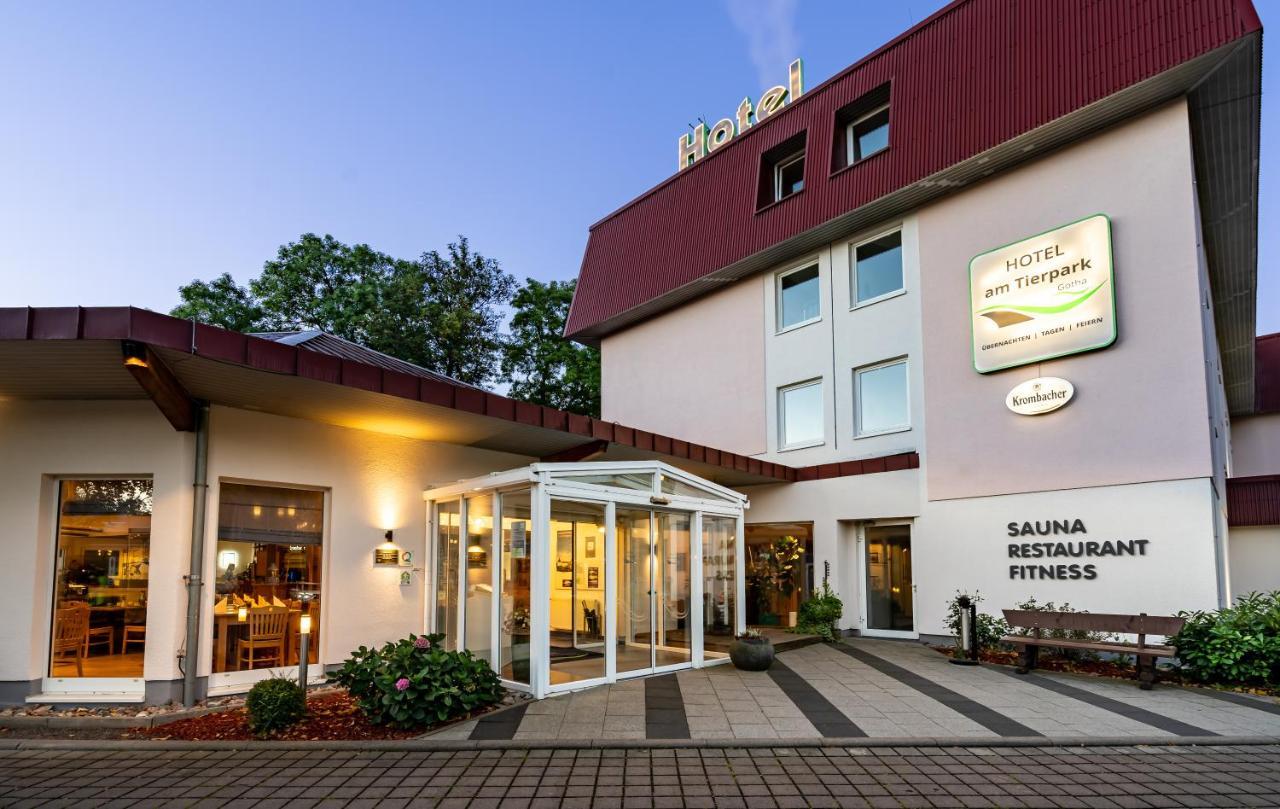 Hotel am Tierpark Gotha Buitenkant foto